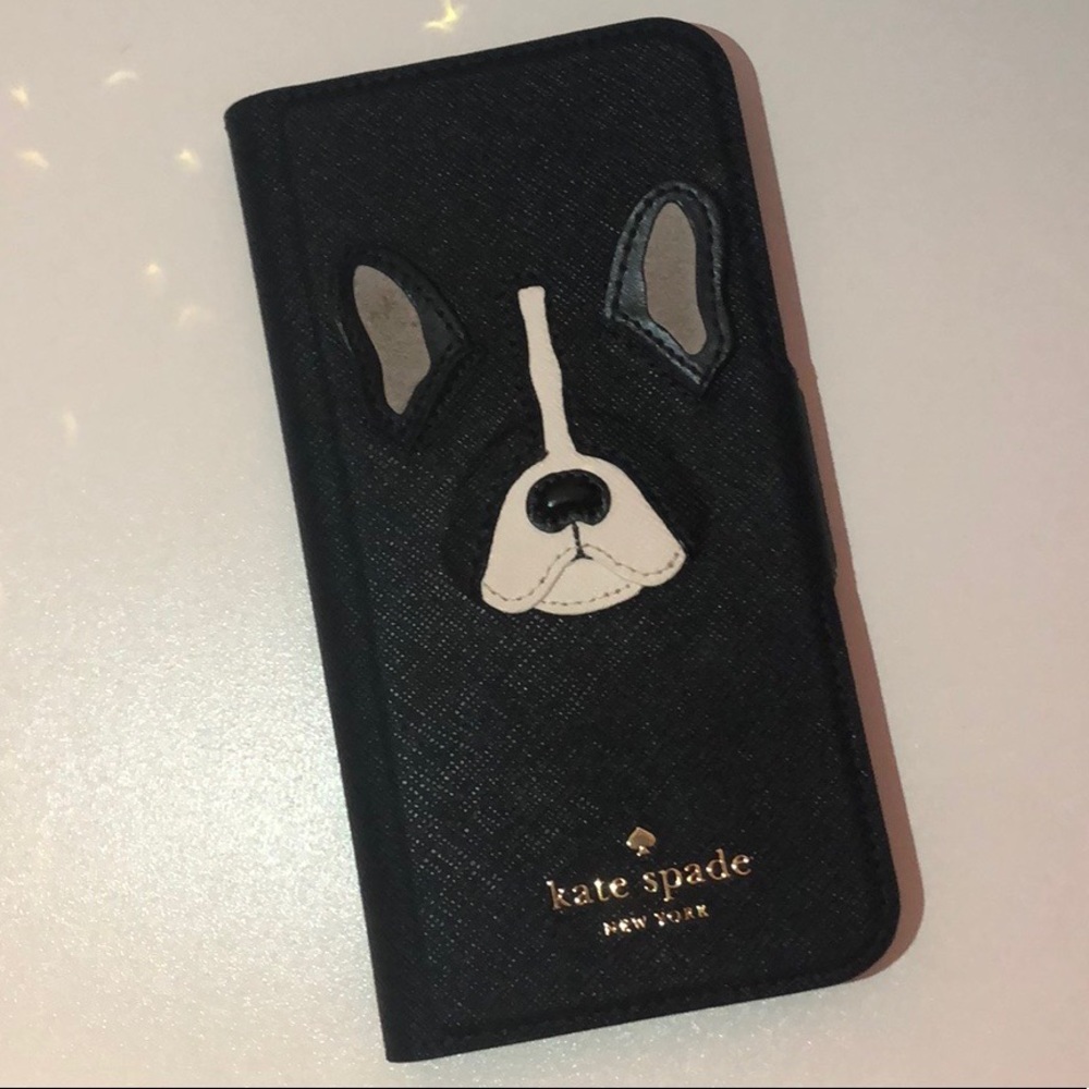 Kate Spade Antoine Boston terrier folio case